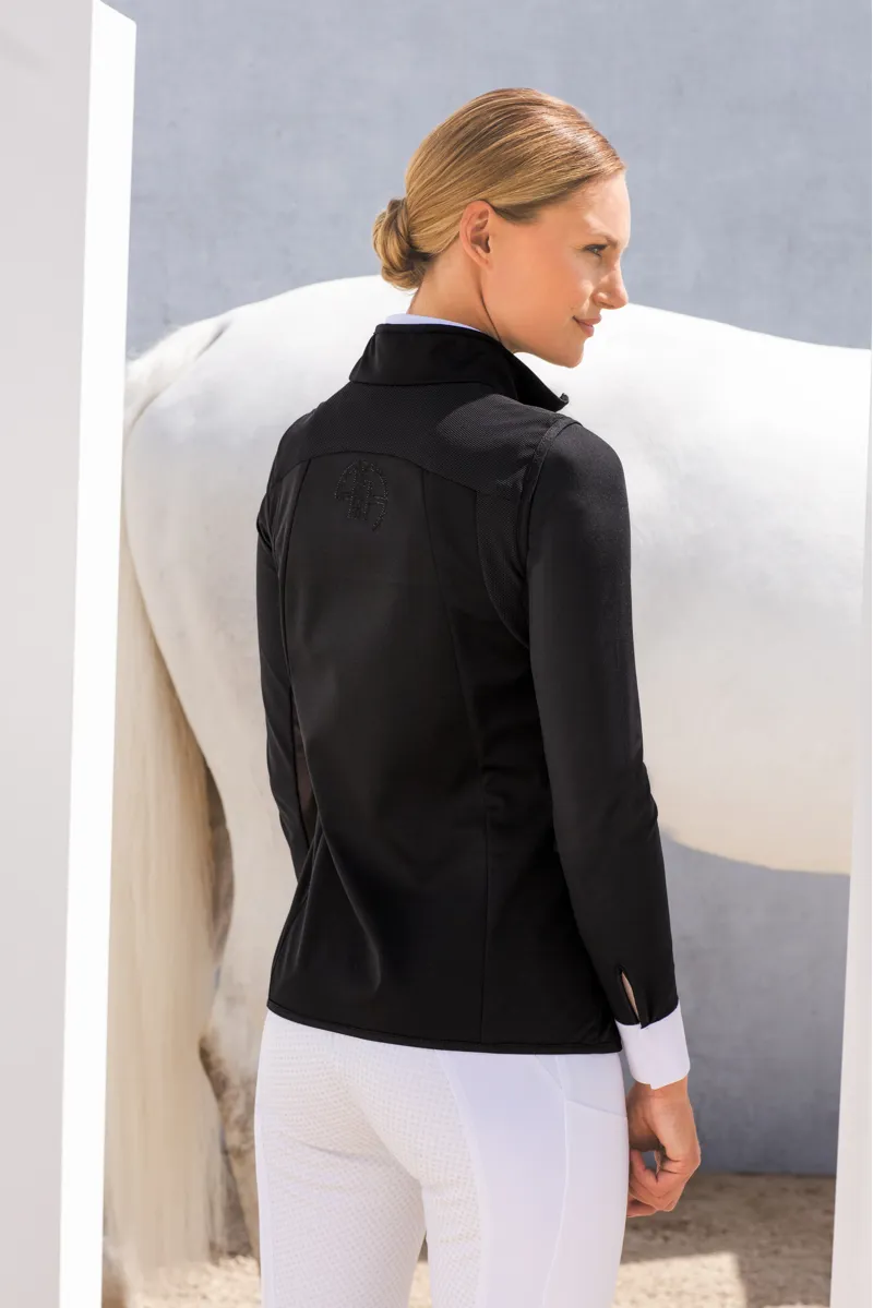 Pikeur Tara Athleisure Ladies Softshell Gilet - Caviar Black-3